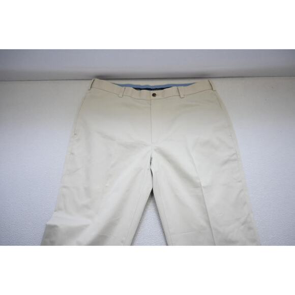 Brooks Brothers 346 Lightweight Clark Advantage Khaki Pants Beige Mens 37 x 32 - Picture 5 of 7